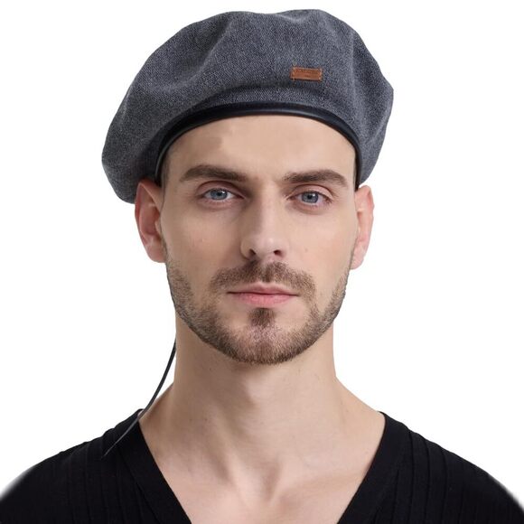 4437 Cotton French Beret Hat For Women Military Style Berets Cap Men main image 5